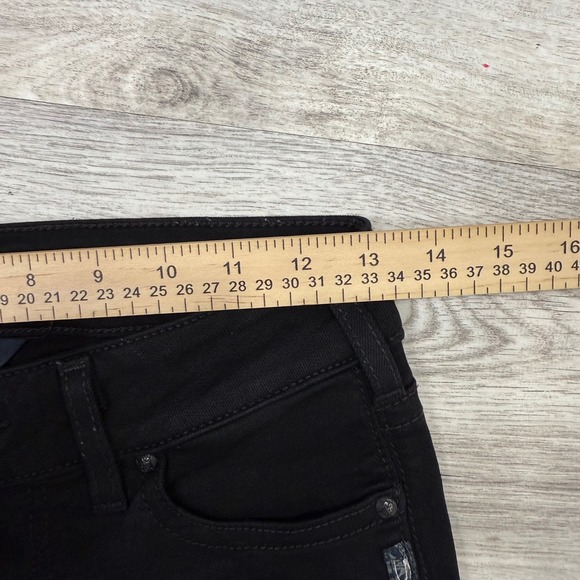 Silver Jeans Aiko High‎ Skinny Black Denim Jeans Womens Size 26/31 - Picture 7 of 12